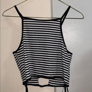 Striped Crop Top